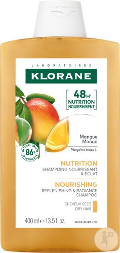 Klorane Shampooing Nutrition à la Mangue – 400 ml