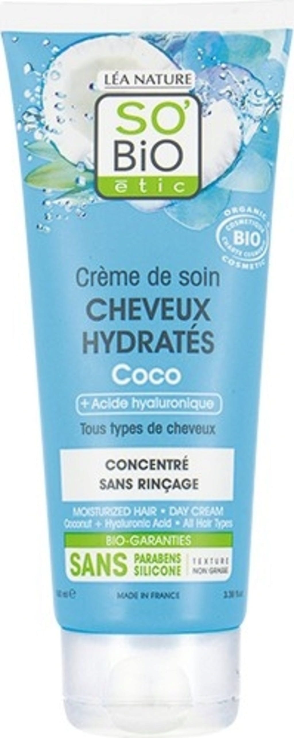 So’Bio Étic Crème de Soin Cheveux Hydratés Coco BIO – 100 ml