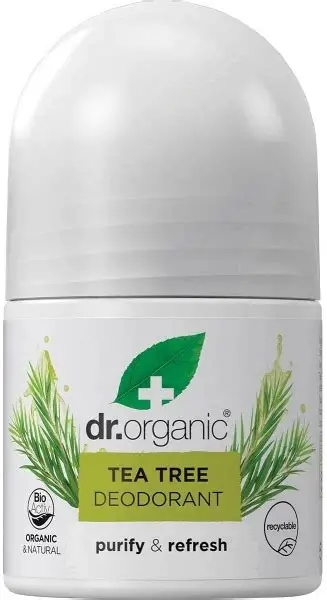 Dr. Organic Tea Tree Deodorant Roll-On – 50 ml
