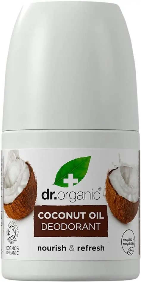 Dr. Organic Coconut Oil Deodorant Roll-On – 50 ml