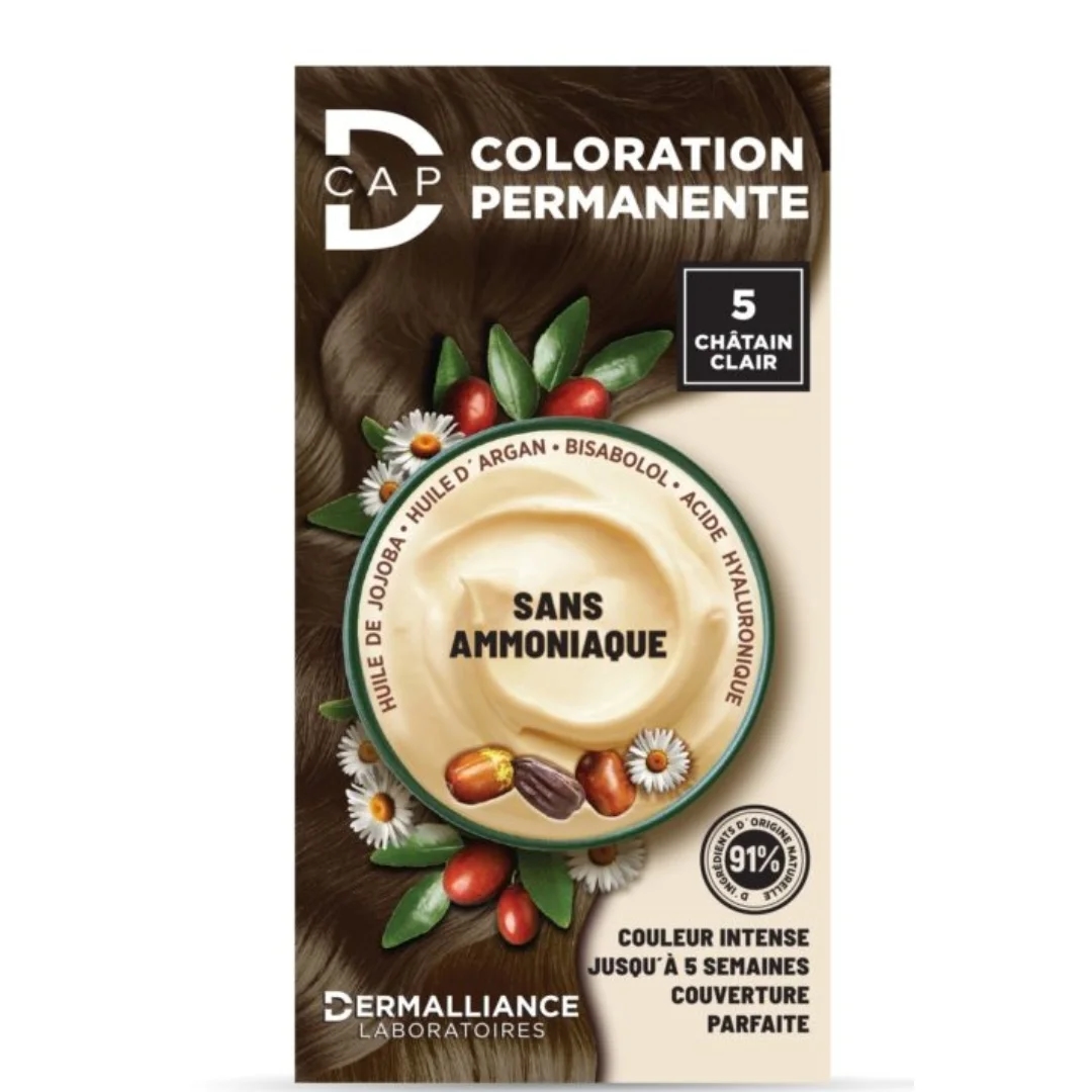 D-Cap Coloration Permanente 5 Châtain Clair Sans Ammoniaque