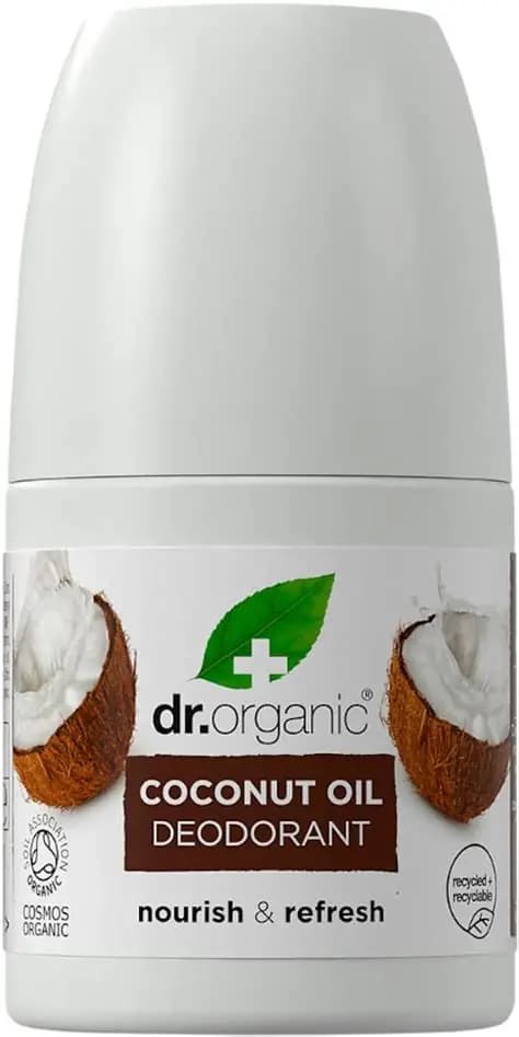 Dr. Organic Coconut Oil Deodorant Roll-On – 50 ml