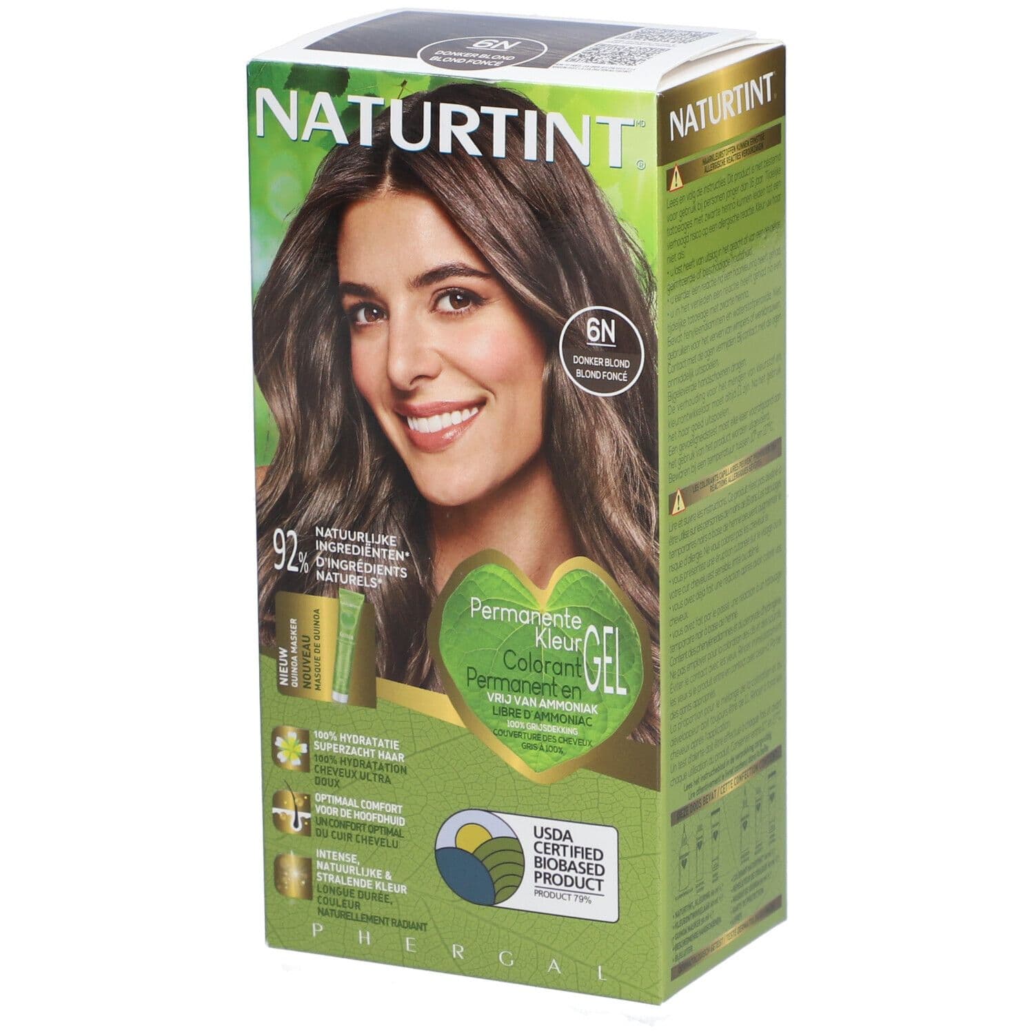 Naturtint Coloration Permanente en Gel 6N Blond Foncé – 170 ml