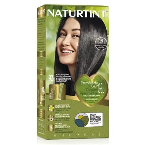 Naturtint Coloration Permanente en Gel 1N Noir Ébène – 170 ml