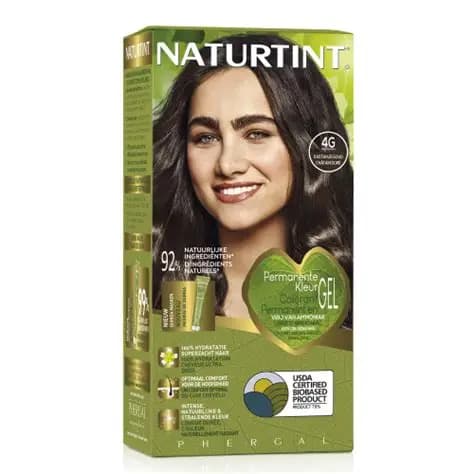 Naturtint Coloration Permanente en Gel 4G Châtain Doré – 170 ml