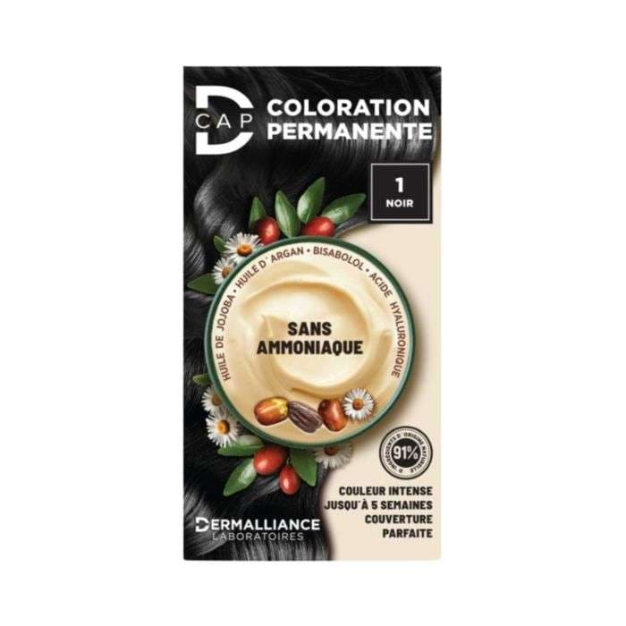 D-Cap Coloration Permanente 1 Noir Sans Ammoniaque