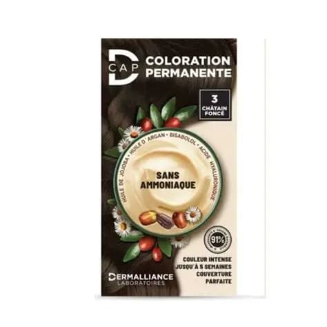 D-Cap Coloration Permanente 3 Châtain Foncé Sans Ammoniaque