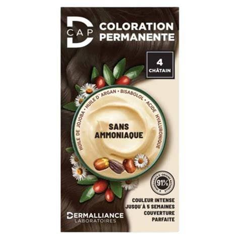 D-Cap Coloration Permanente 4 Châtain Sans Ammoniaque
