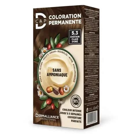 D-Cap Coloration Permanente 5.3 Châtain Clair Doré Sans Ammoniaque