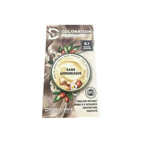 D-Cap Coloration Permanente 8.1 Blond Cendré Sans Ammoniaque