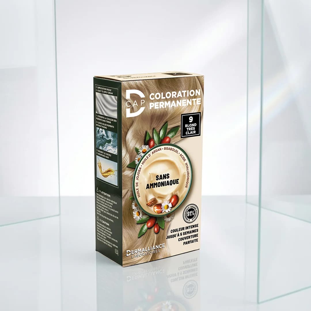 D-Cap Coloration Permanente 9 Blond Très Clair Sans Ammoniaque