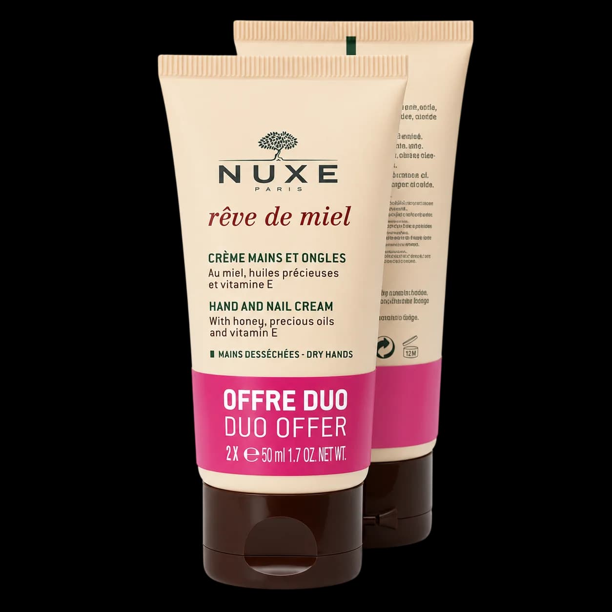 NUXE Rêve de Miel Crème Mains et Ongles – Offre Duo