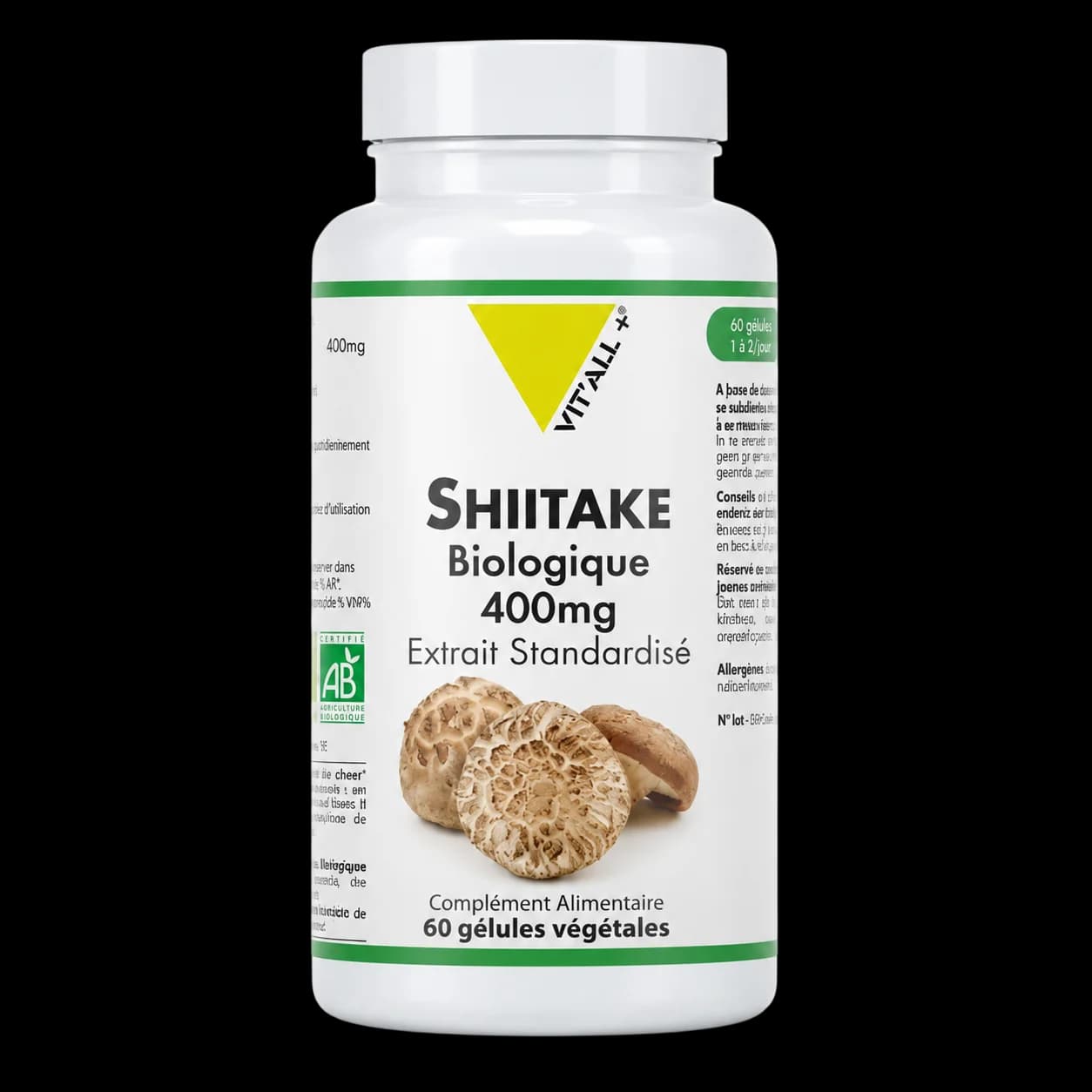 Vitall+ Shiitake Biologique