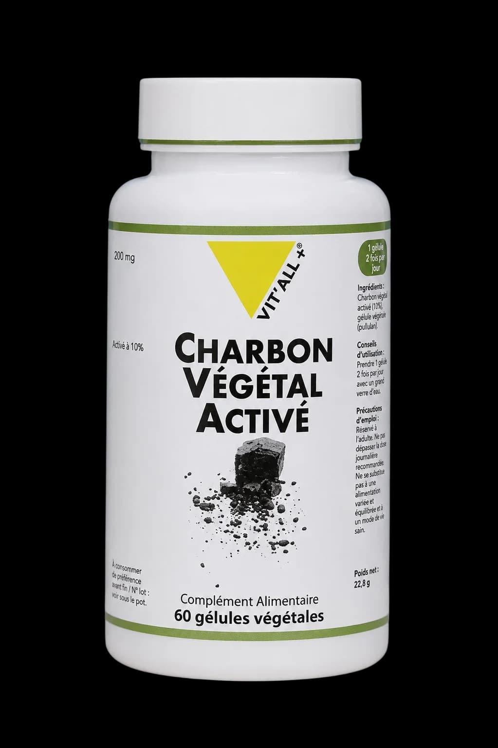 Vitall+ Charbon Végétal Activé
