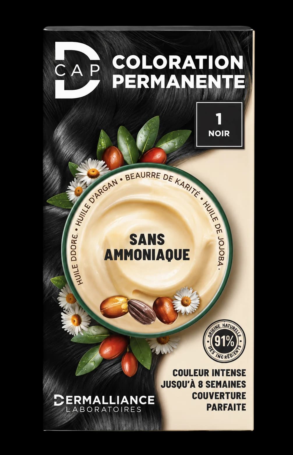 D-CAP Coloration Permanente 1 Noir