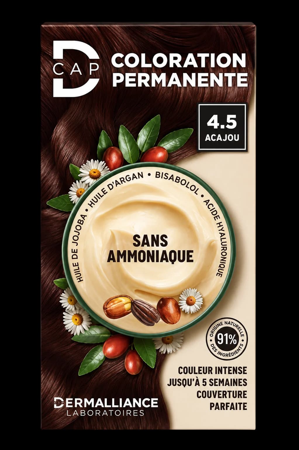 D-CAP Coloration Permanente 4.5 Acajou
