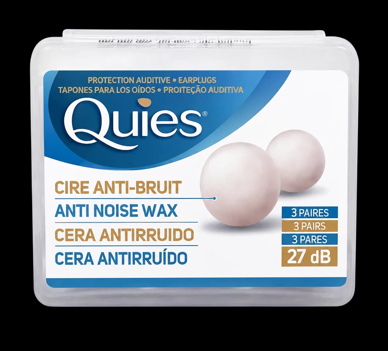 Quies Cire Anti-Bruit 3 Paires