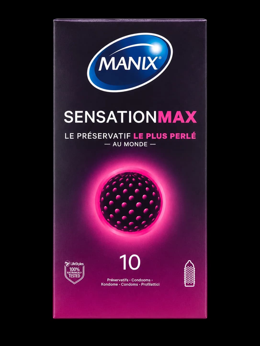 Manix Sensation Max Préservatifs Ultra Perlés 10 Unités